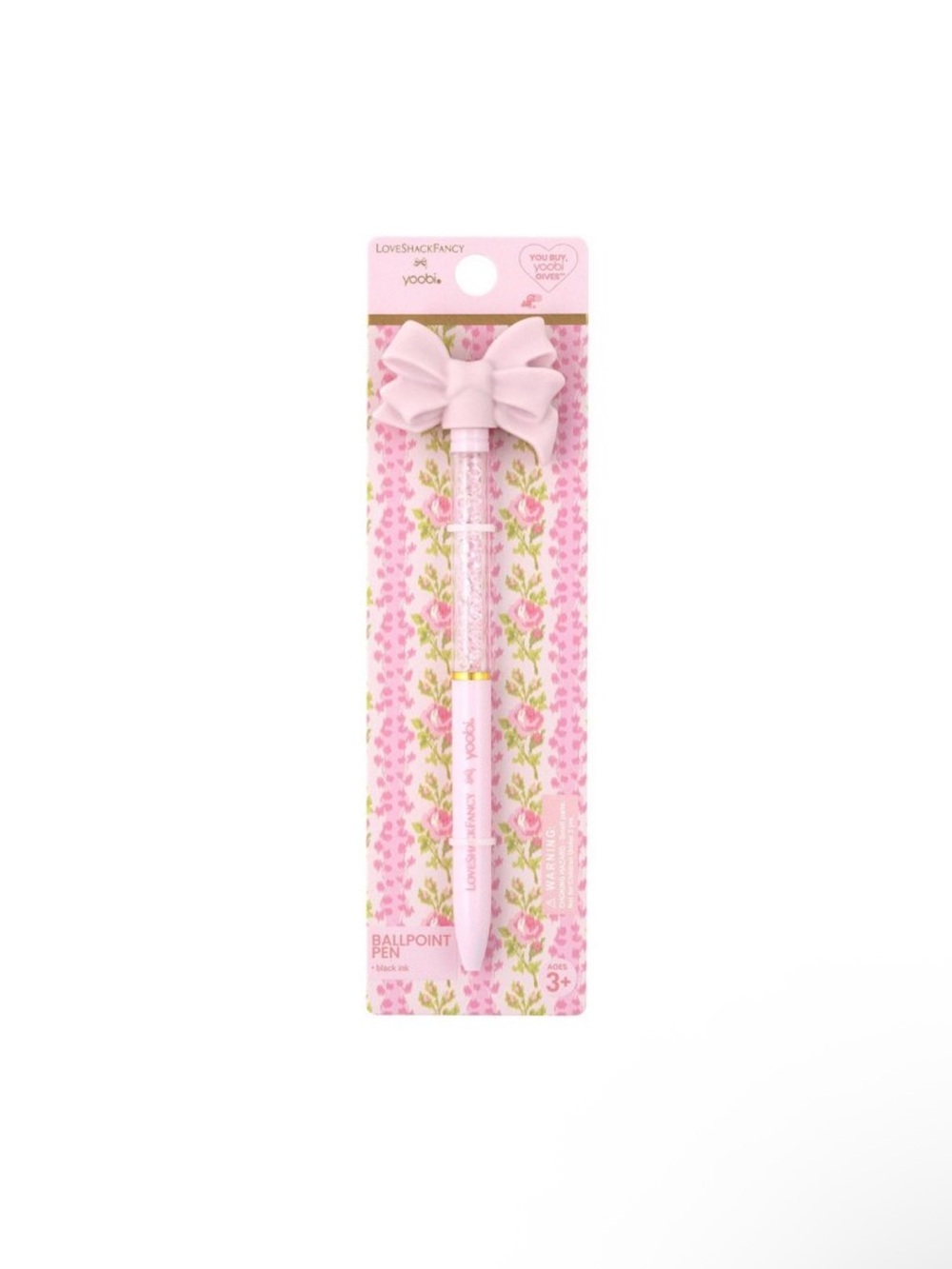 LoveShackFancy x Target - Yoobi Blooming Heirloom Novelty Ballpoint Pen